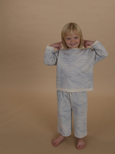 【organic zoo】Seascape Wide Leg Pants Undyed パンツ 6-12M,1-2Y,2-3Y,3-4Y,4-5Y（Sub Image-16） | Coucoubebe/ククベベ