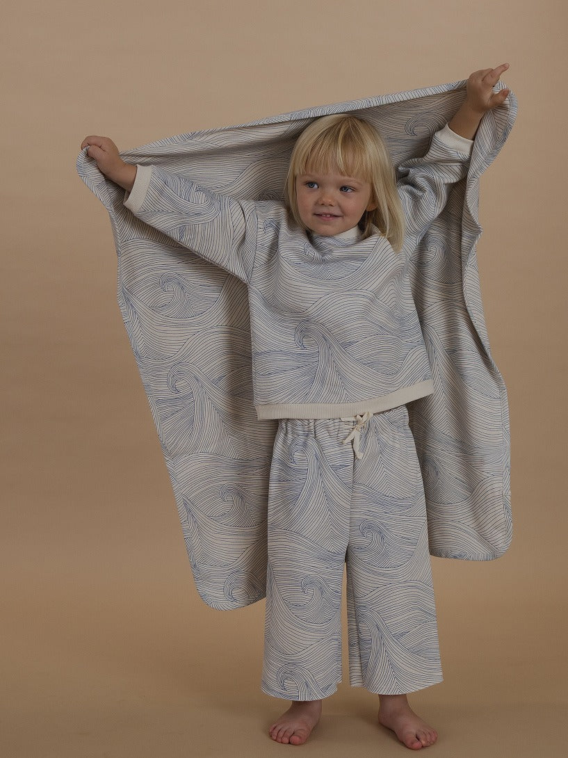 【organic zoo】Seascape Reversible Blanket Undyed ブランケット  | Coucoubebe/ククベベ