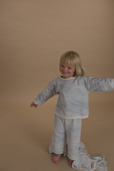 【organic zoo】Seascape Wide Leg Pants Undyed パンツ 6-12M,1-2Y,2-3Y,3-4Y,4-5Y（Sub Image-21） | Coucoubebe/ククベベ