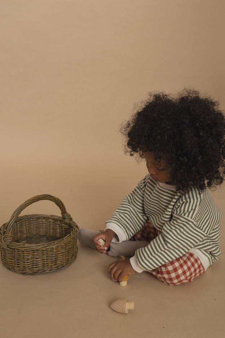 【organic zoo】Fern Stripes Sweatshirt スウェット 6-12M,1-2Y,2-3Y,3-4Y  | Coucoubebe/ククベベ