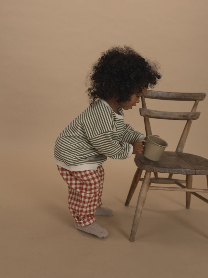 【organic zoo】Paprika Gingham Carrot Pants パンツ 6-12M,1-2Y,2-3Y,3-4Y,4-5Y  | Coucoubebe/ククベベ