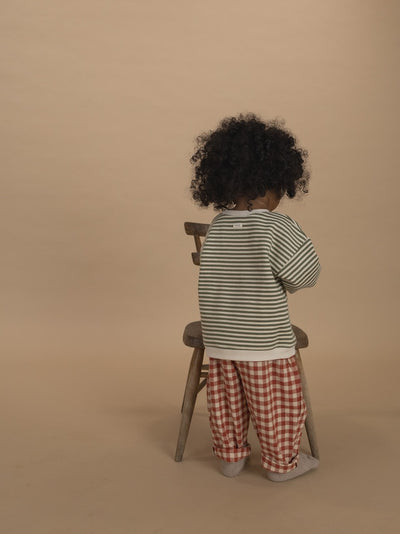 【organic zoo】Paprika Gingham Carrot Pants パンツ 6-12M,1-2Y,2-3Y,3-4Y,4-5Y（Sub Image-14） | Coucoubebe/ククベベ