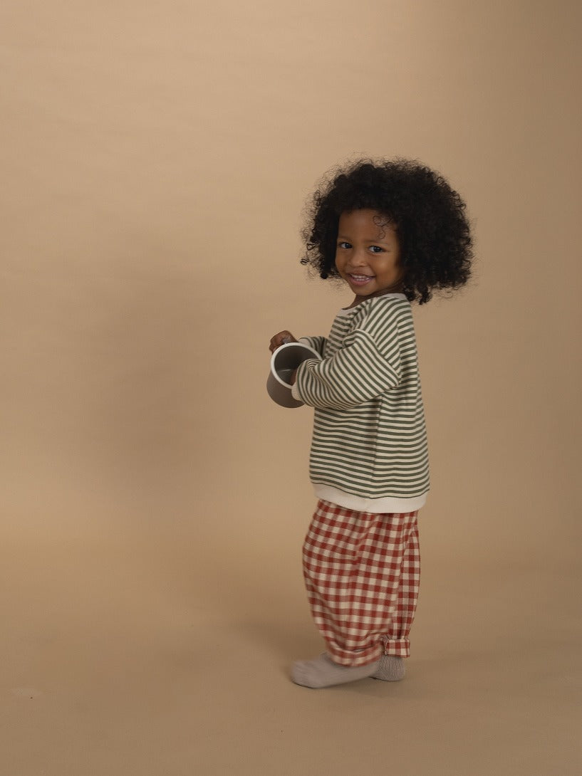 【organic zoo】Paprika Gingham Carrot Pants パンツ 6-12M,1-2Y,2-3Y,3-4Y,4-5Y  | Coucoubebe/ククベベ