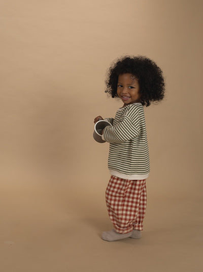 【organic zoo】Paprika Gingham Carrot Pants パンツ 6-12M,1-2Y,2-3Y,3-4Y,4-5Y（Sub Image-6） | Coucoubebe/ククベベ