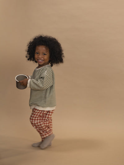 【organic zoo】Paprika Gingham Carrot Pants パンツ 6-12M,1-2Y,2-3Y,3-4Y,4-5Y（Sub Image-7） | Coucoubebe/ククベベ