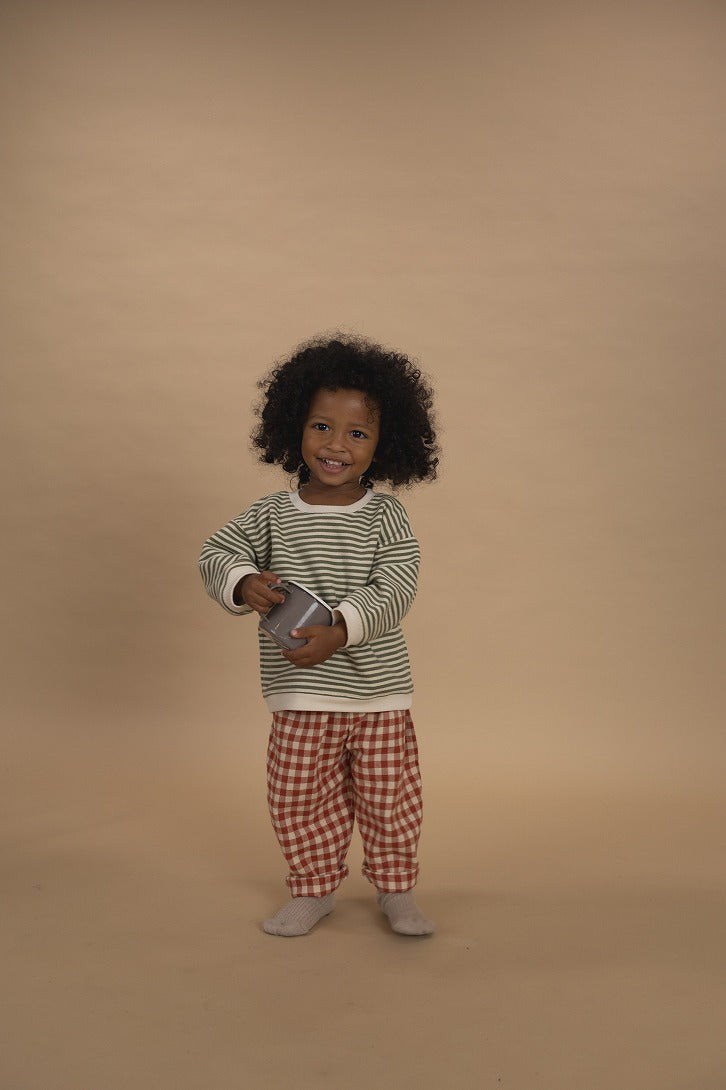 【organic zoo】Paprika Gingham Carrot Pants パンツ 6-12M,1-2Y,2-3Y,3-4Y,4-5Y  | Coucoubebe/ククベベ