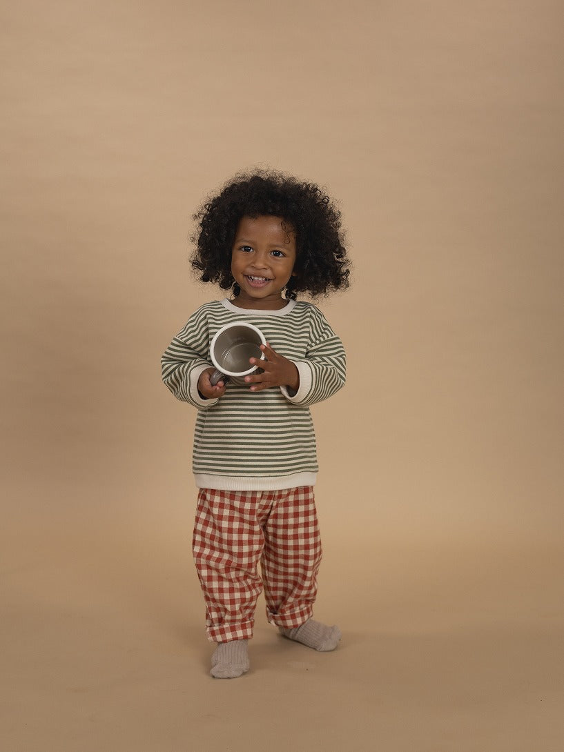 【organic zoo】Paprika Gingham Carrot Pants パンツ 6-12M,1-2Y,2-3Y,3-4Y,4-5Y  | Coucoubebe/ククベベ