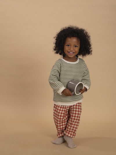 【organic zoo】Paprika Gingham Carrot Pants パンツ 6-12M,1-2Y,2-3Y,3-4Y,4-5Y（Sub Image-10） | Coucoubebe/ククベベ