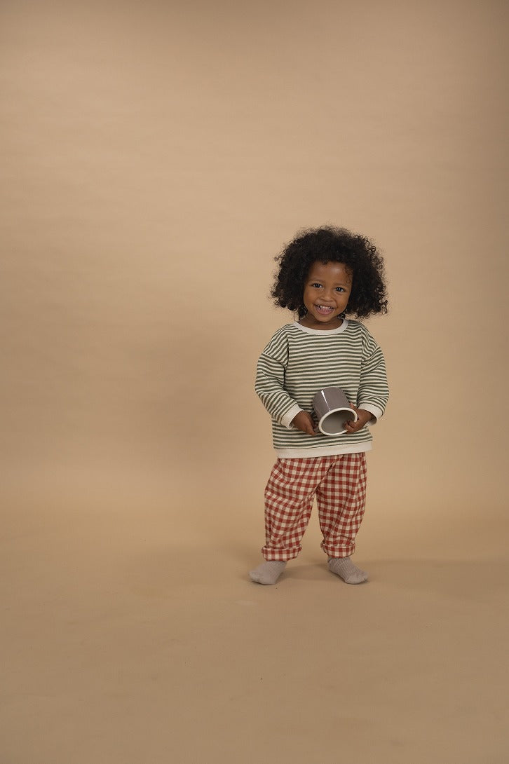 【organic zoo】Paprika Gingham Carrot Pants パンツ 6-12M,1-2Y,2-3Y,3-4Y,4-5Y  | Coucoubebe/ククベベ