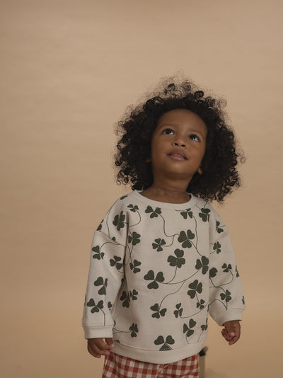 【organic zoo】Clover Sweatshirt Undyed スウェット 6-12M,1-2Y,2-3Y,3-4Y,4-5Y（Sub Image-9） | Coucoubebe/ククベベ