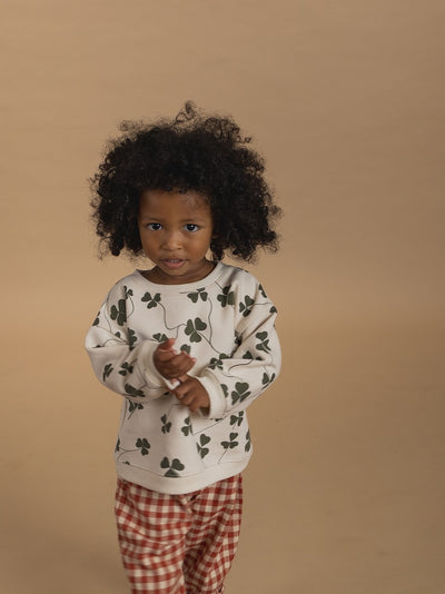 【organic zoo】Clover Sweatshirt Undyed スウェット 6-12M,1-2Y,2-3Y,3-4Y,4-5Y（Sub Image-10） | Coucoubebe/ククベベ