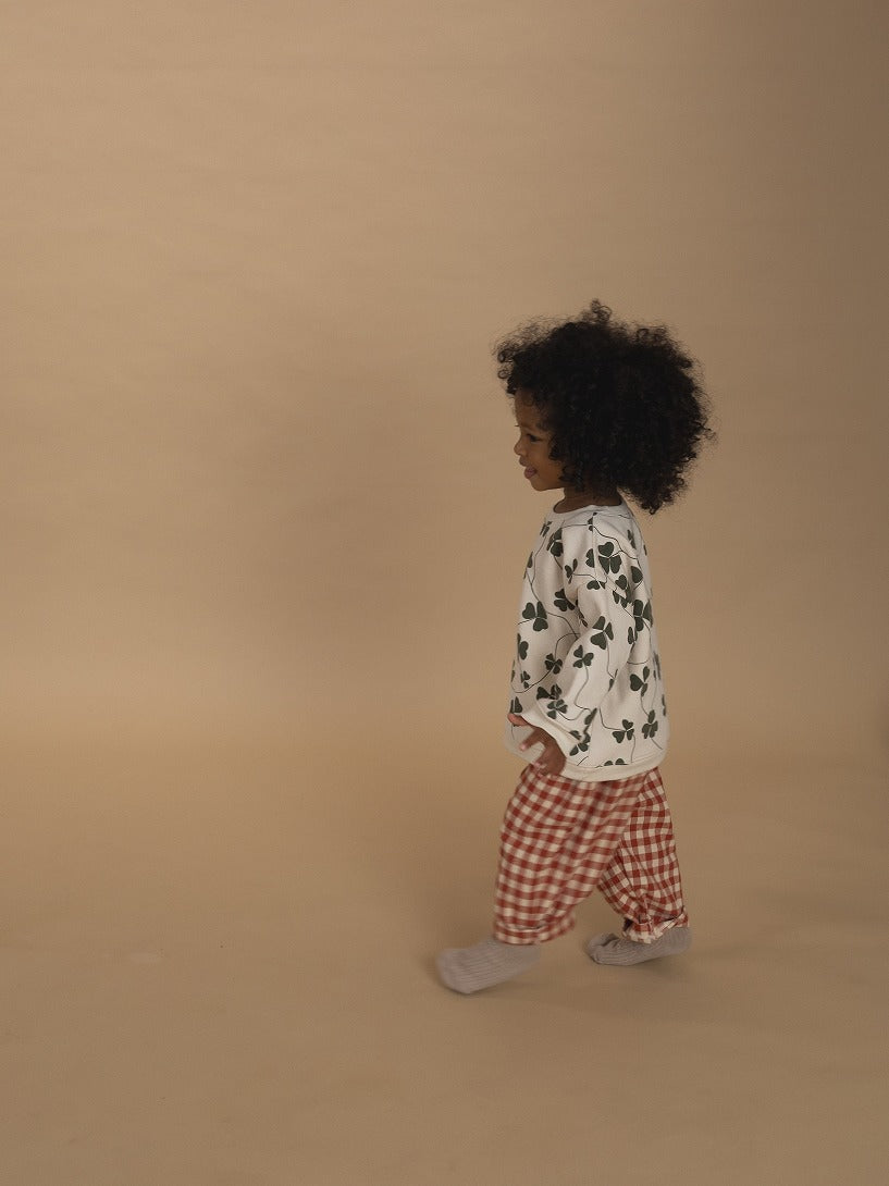 【organic zoo】Paprika Gingham Carrot Pants パンツ 6-12M,1-2Y,2-3Y,3-4Y,4-5Y  | Coucoubebe/ククベベ