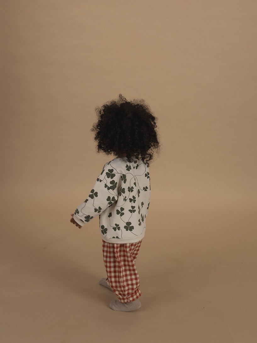 【organic zoo】Clover Sweatshirt Undyed スウェット 6-12M,1-2Y,2-3Y,3-4Y,4-5Y  | Coucoubebe/ククベベ
