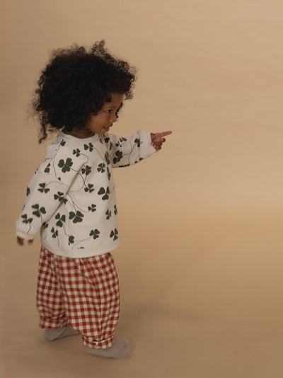 【organic zoo】Paprika Gingham Carrot Pants パンツ 6-12M,1-2Y,2-3Y,3-4Y,4-5Y（Sub Image-22） | Coucoubebe/ククベベ