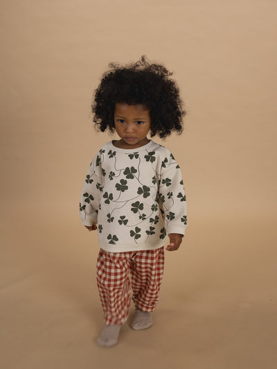 【organic zoo】Clover Sweatshirt Undyed スウェット 6-12M,1-2Y,2-3Y,3-4Y,4-5Y（Sub Image-15） | Coucoubebe/ククベベ