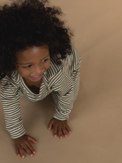 【organic zoo】Fern Stripes Base Layer Set ベースレイヤーセット 6-12M,1-2Y,2-3Y,3-4Y（Sub Image-10） | Coucoubebe/ククベベ