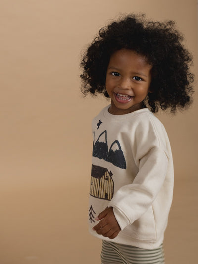 【organic zoo】Cabin Adventure Sweatshirt Undyed スウェット 6-12M,1-2Y,2-3Y,3-4Y,4-5Y（Sub Image-6） | Coucoubebe/ククベベ