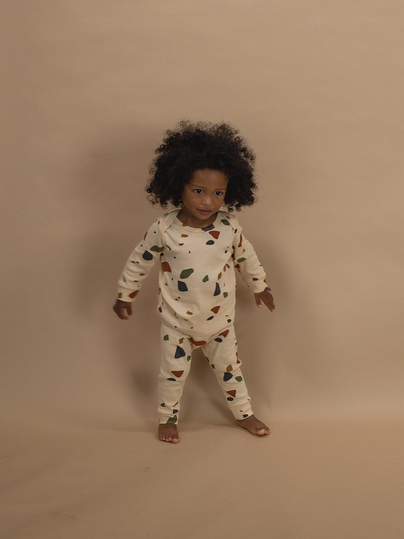 【organic zoo】Terrazzo Base Layer Set ベースレイヤーセット 6-12M,1-2Y,2-3Y,3-4Y  | Coucoubebe/ククベベ