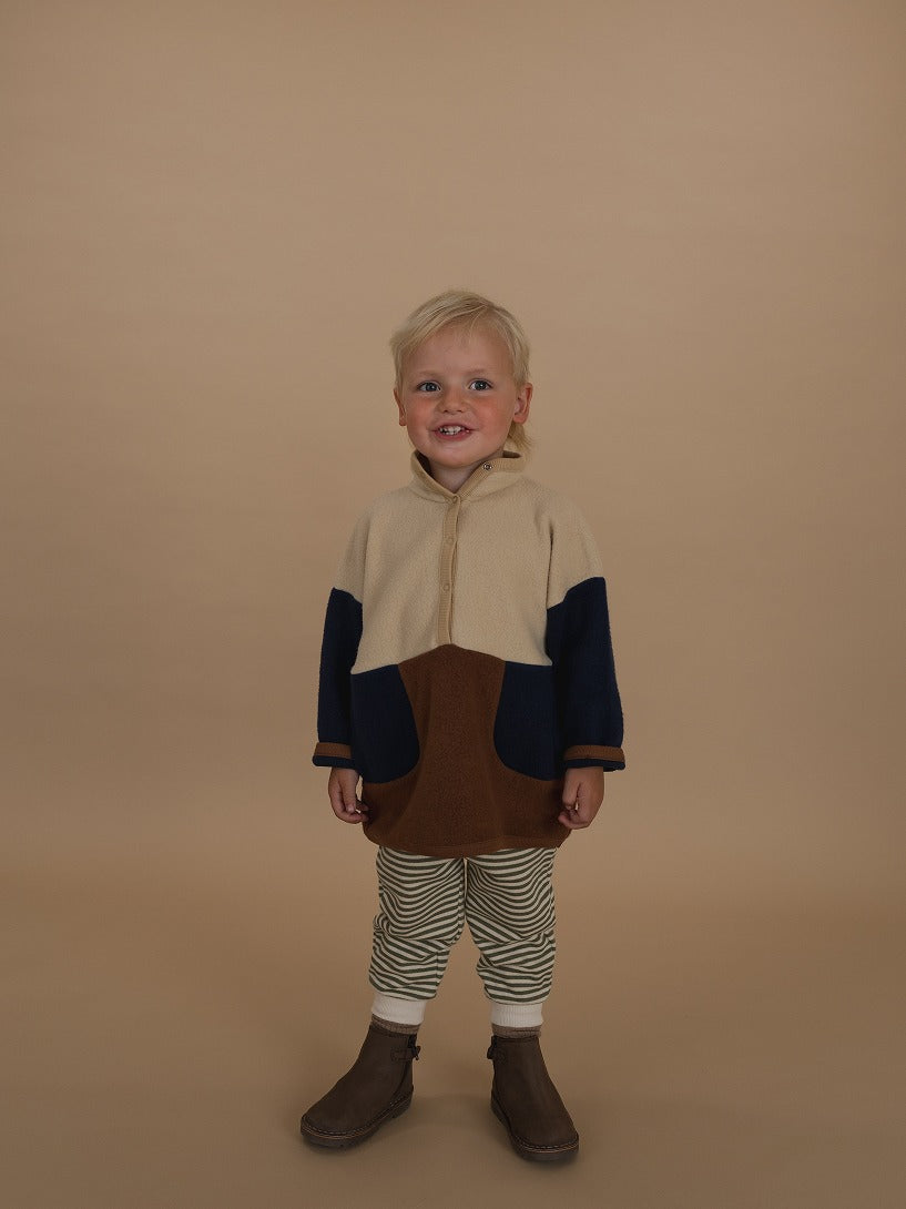 【organic zoo】Colour Block Fleece Sweater スウェット 1-2Y,2-3Y,3-4Y  | Coucoubebe/ククベベ