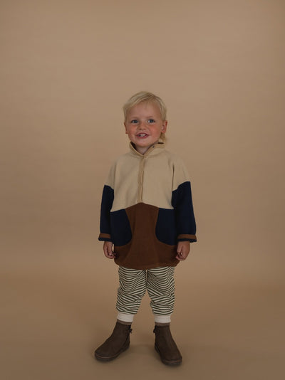 【organic zoo】Colour Block Fleece Sweater スウェット 1-2Y,2-3Y,3-4Y（Sub Image-5） | Coucoubebe/ククベベ