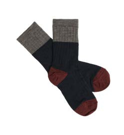 【FUB】COLOUR BLOCK SOCKS dark navy 靴下 19-21,22-24,25-28  | Coucoubebe/ククベベ