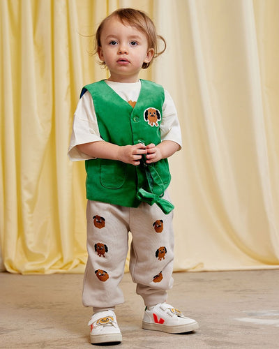 【mini rodini】Doggies sp ss tee Offwhite 半袖Tシャツ 80/86,92/98,104/110,116/122（Sub Image-4） | Coucoubebe/ククベベ