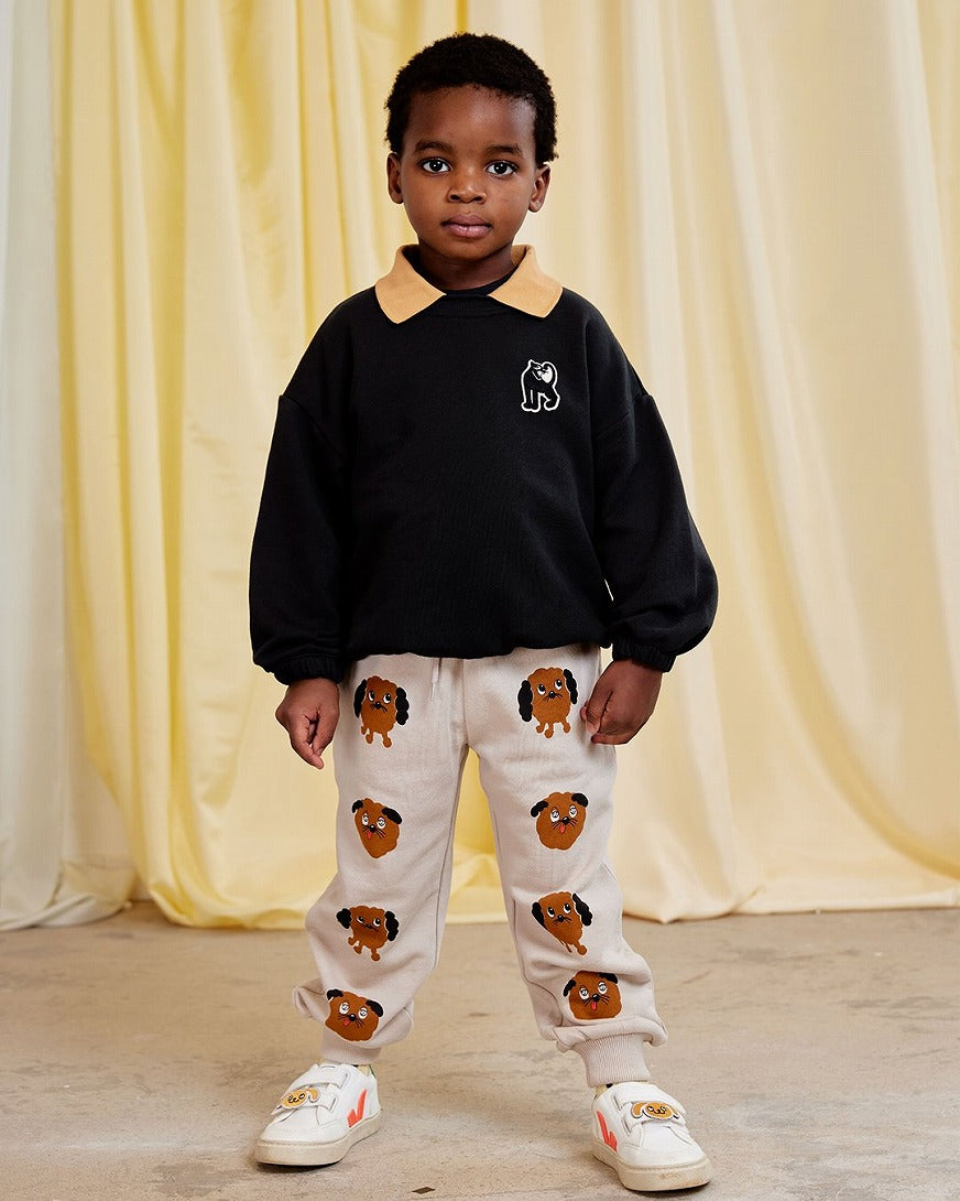 【mini rodini】Doggies sp sweatpants Grey パンツ 68/74,80/86,92/98,104/110  | Coucoubebe/ククベベ