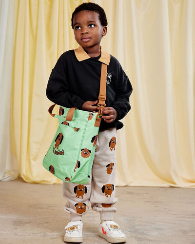 【mini rodini】Doggies aop complimentary bag Green バッグ（Sub Image-7） | Coucoubebe/ククベベ