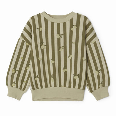 【garbo&friends】Stripe Prune Sweatshirt スウェット 6-12m,1-2y,3-4y（Sub Image-1） | Coucoubebe/ククベベ