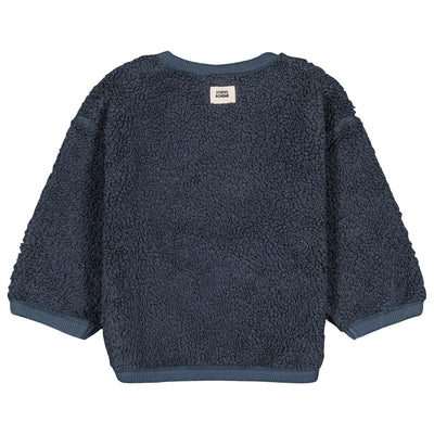 【STUDIO BOHEME】【9月上旬発送】OURS SWEAT-SHIRT GREY BLUE スウェット 18m,24m,36m,4y（Sub Image-2） | Coucoubebe/ククベベ