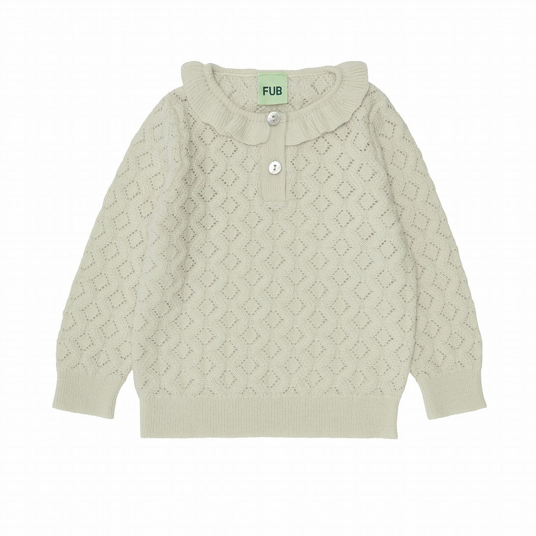 【FUB】【40%OFF】BABY POINTELLE BLOUSE ecru ブラウス 86,92cm  | Coucoubebe/ククベベ