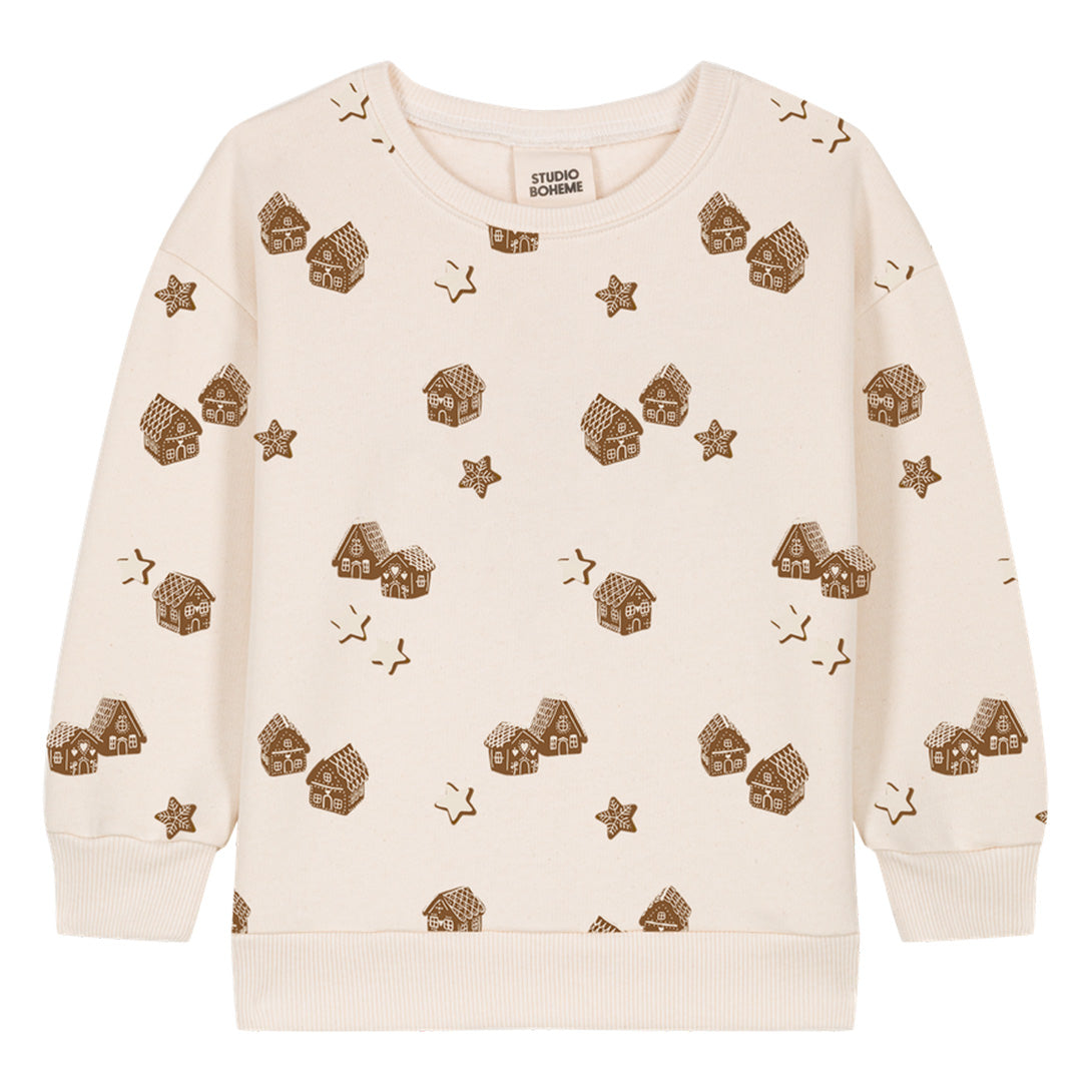 【STUDIO BOHEME】OURS SWEAT ECRU/CHRISTMAS FAIRY スウェット 18m,24m,36m,4y  | Coucoubebe/ククベベ