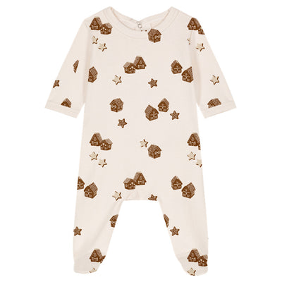 【STUDIO BOHEME】CHUBBY PYJAMAS ECRU/CHRISTMAS FAIRY ロンパース 6m,12m（Sub Image-3） | Coucoubebe/ククベベ