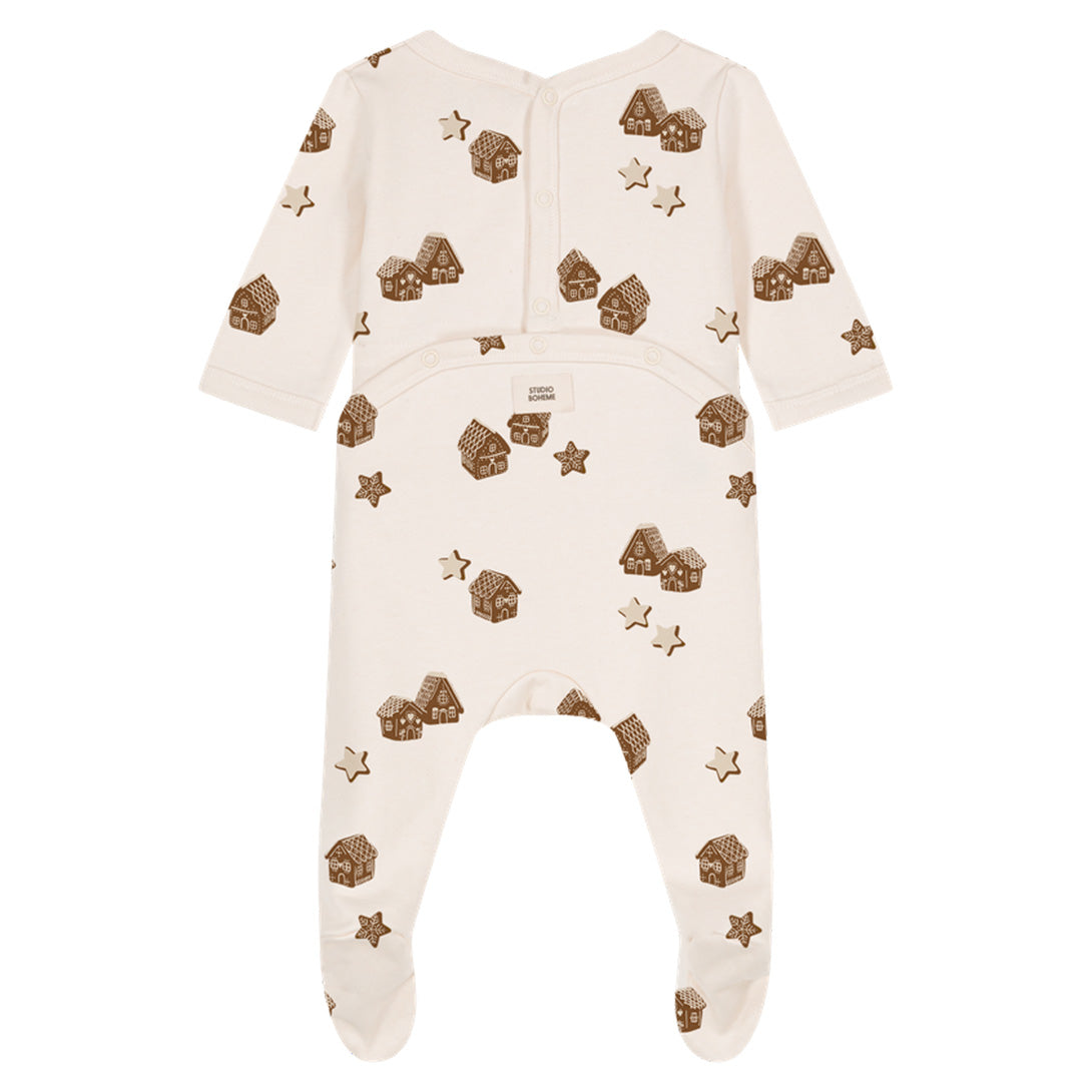 【STUDIO BOHEME】CHUBBY PYJAMAS ECRU/CHRISTMAS FAIRY ロンパース 6m,12m  | Coucoubebe/ククベベ