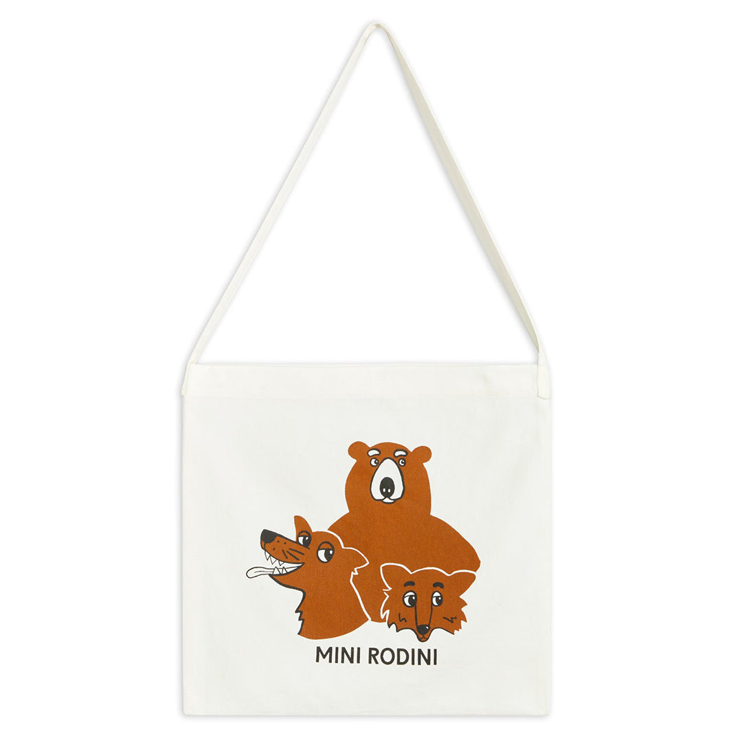 【mini rodini】Camp Rodini SP tote bag offwhite バッグ  | Coucoubebe/ククベベ