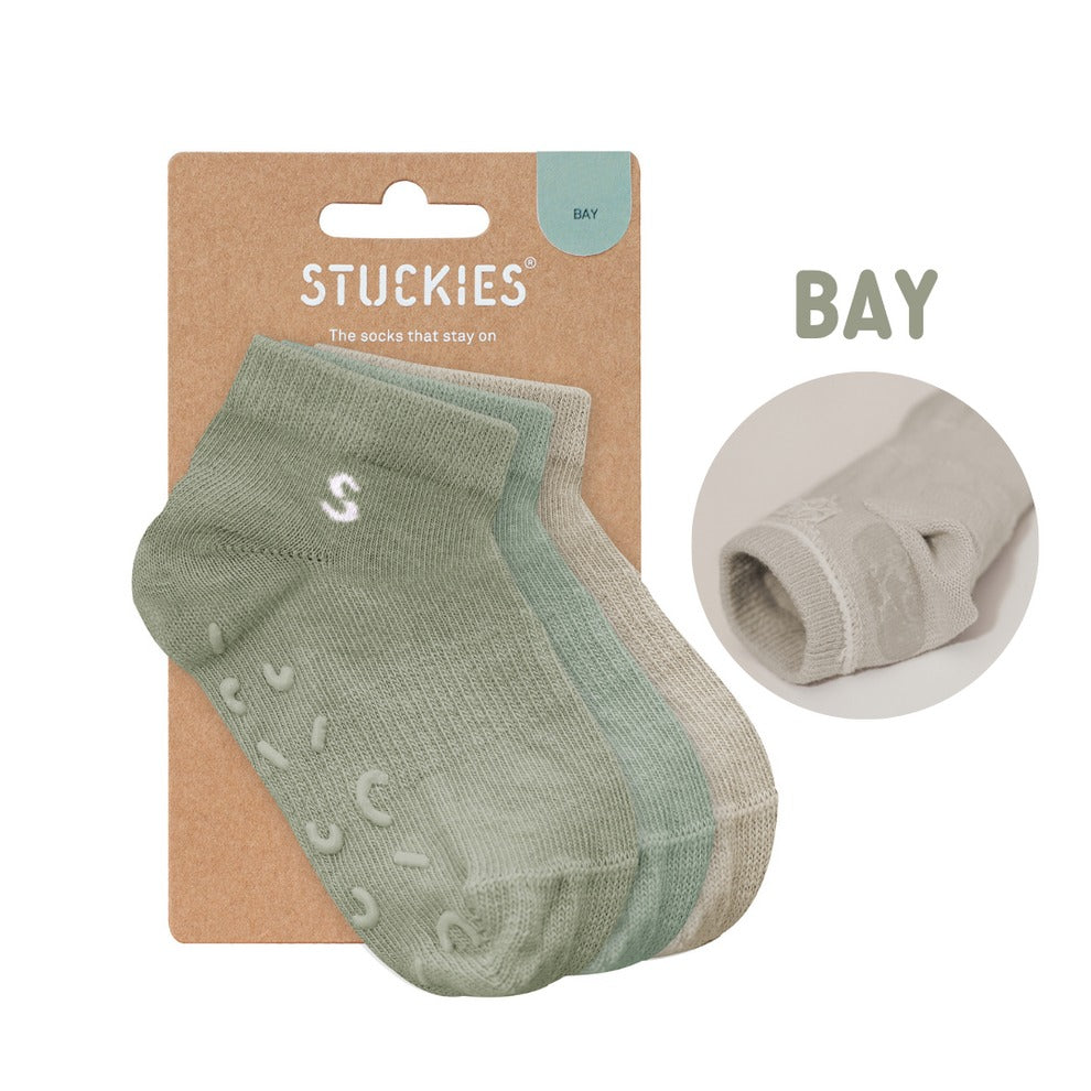 【STUCKIES】Sneaker Socks 3-Packs Bay 靴下3足セット 6-12M,1-2Y,2-3Y  | Coucoubebe/ククベベ