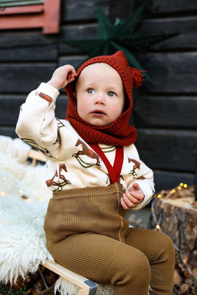【SILLY Silas】Footless Collection Acorn Brown×Maple Leaf レギンス 6-12m,1-2y,2-3y（Sub Image-13） | Coucoubebe/ククベベ