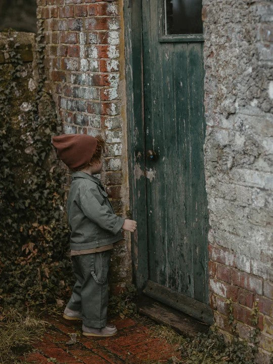 【THE SIMPLE FOLK】The Knit Beanie rust ニット帽 12-24m,2-7y  | Coucoubebe/ククベベ