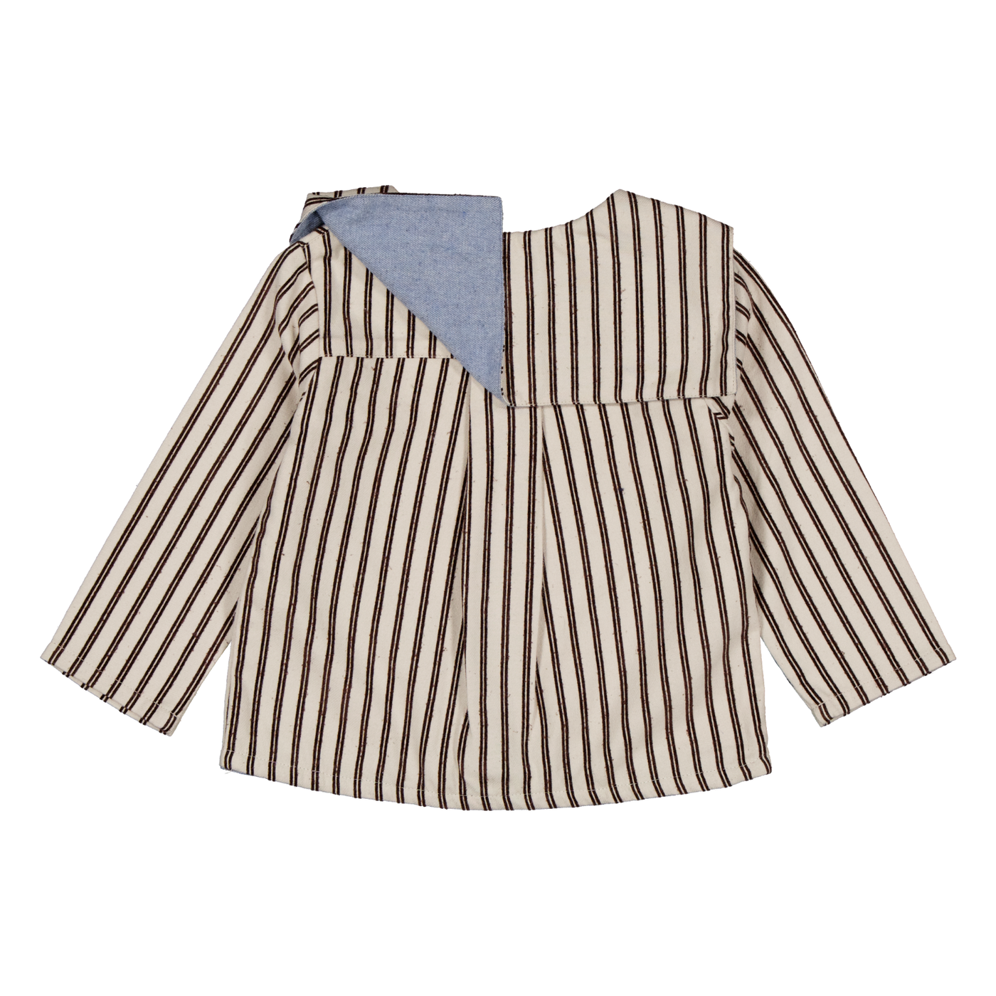 【LOIR Paris】Chemise LORETTE FLOCKED CREAM STRIPES シャツ 18m,24m,36m  | Coucoubebe/ククベベ