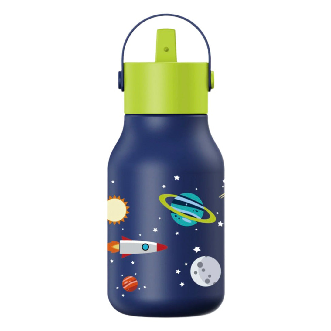 【LUND LONDON】Little Lund Bottles Space 子供用ウォーターボトル（ストロー付き）  | Coucoubebe/ククベベ