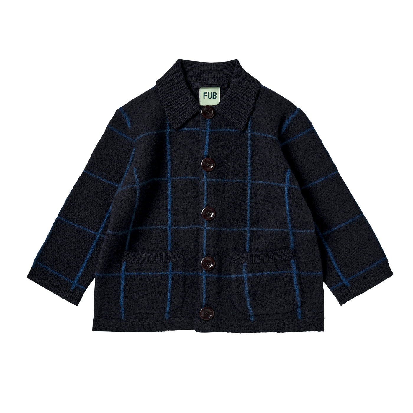 【FUB】BABY FELTED JACKET dark navy/pond blue ジャケット 86,92cm  | Coucoubebe/ククベベ