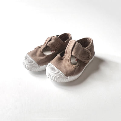 【Cienta】T strap shoes dyed BEIGE ムラ染Tストラップシューズ size21-26（Sub Image-1） | Coucoubebe/ククベベ