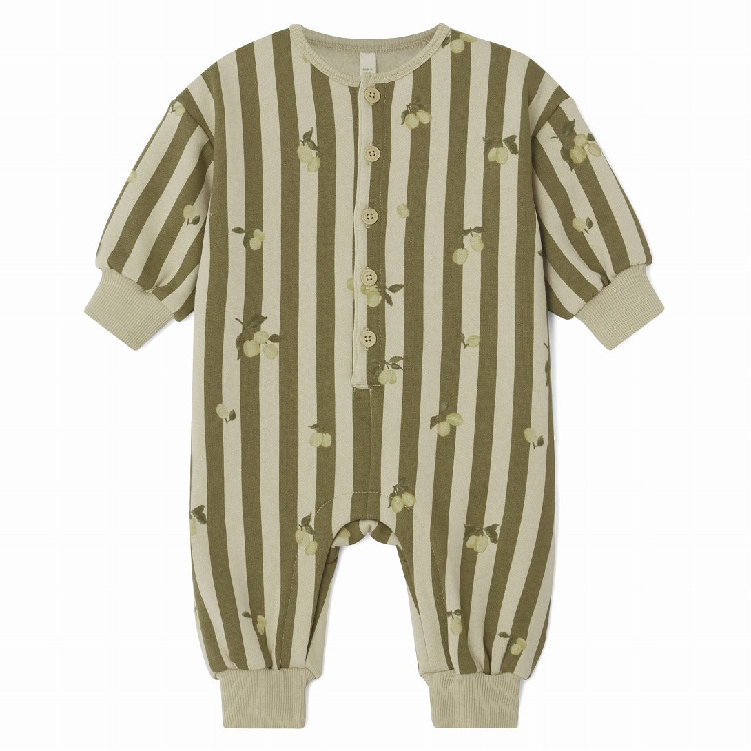 【garbo&friends】Stripe Prune Sweatshirt Onesie ロンパース 2-6m,6-12m  | Coucoubebe/ククベベ