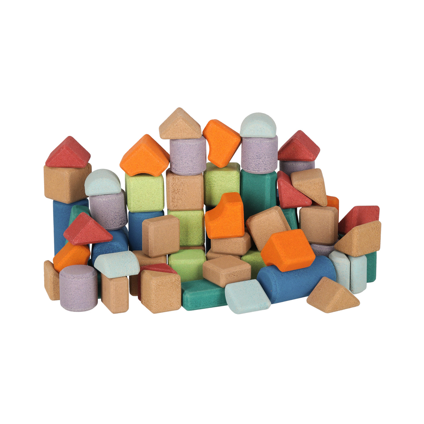 【korko】Giant Architects – 60 Cork Building Blocks コルクビルディングブロック  | Coucoubebe/ククベベ