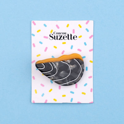 【Coucou Suzette】Mussel Hair Clip ムール貝ヘアクリップ（Sub Image-3） | Coucoubebe/ククベベ