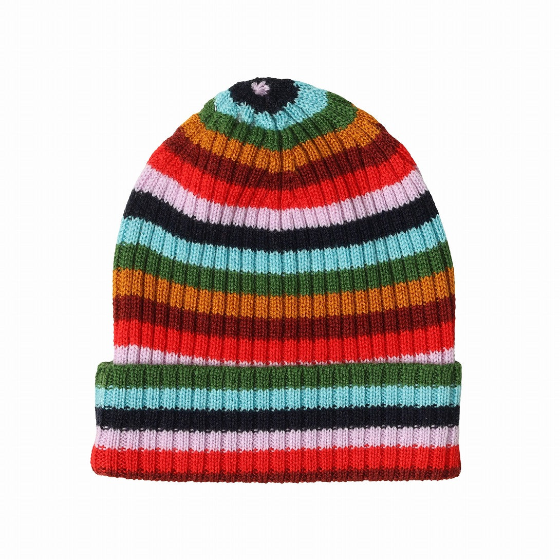 【FUB】BABY RIB BEANIE multi stripe ニット帽 74/80,80/86cm  | Coucoubebe/ククベベ
