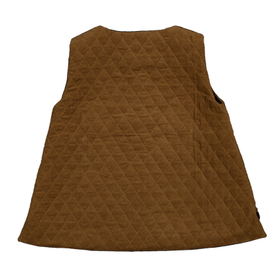 【LOIR Paris】【予約販売】Veste GABRIEL BISCUIT QUILTEDVELVET ベスト 36m,4Y（Sub Image-2） | Coucoubebe/ククベベ
