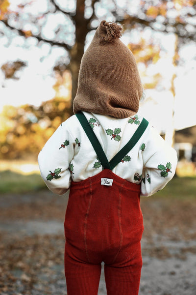 【SILLY Silas】Classic Footed Maple Leaf×Dark Forest Green タイツ 3-6m（Sub Image-13） | Coucoubebe/ククベベ