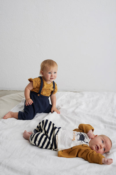 【my little cozmo】【30%OFF】Polka-dot muslin baby top Oil 半袖シャツ 12m,18m,24m（Sub Image-3） | Coucoubebe/ククベベ