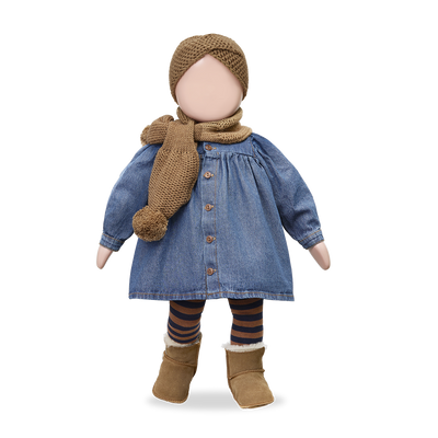 【1＋in the family】ADDAIA dress denim ワンピース 12m,18m,24m,36m（Sub Image-3） | Coucoubebe/ククベベ